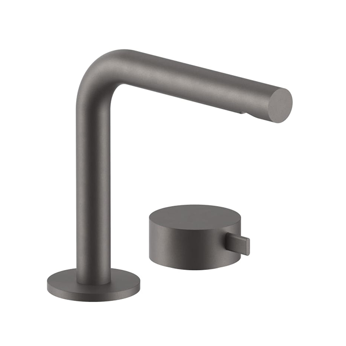 Fantini AF/21 Смеситель для раковины, 2 отв, излив:, цвет: Matt Gun Metal PVD