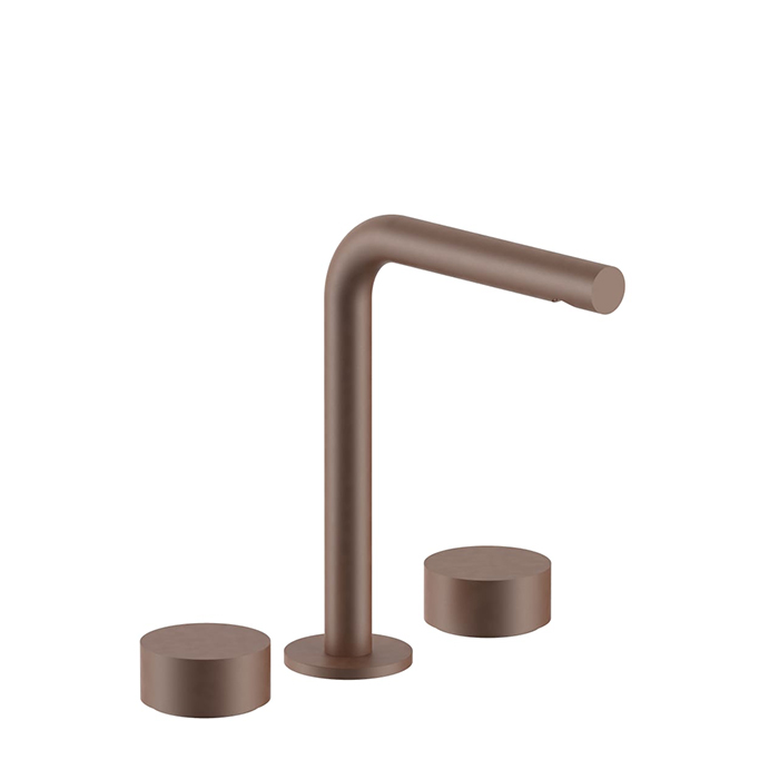 Fantini AF/21 Смеситель для раковины, 3 отв, высокий излив:, цвет: Matt Copper PVD