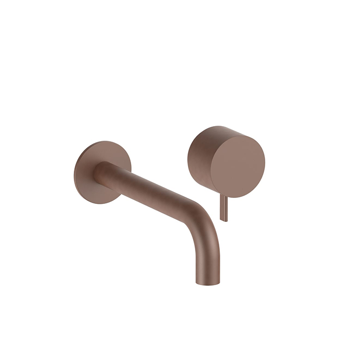 Fantini AF/21 Смеситель для раковины, настенный, излив:, цвет: Matt Copper PVD