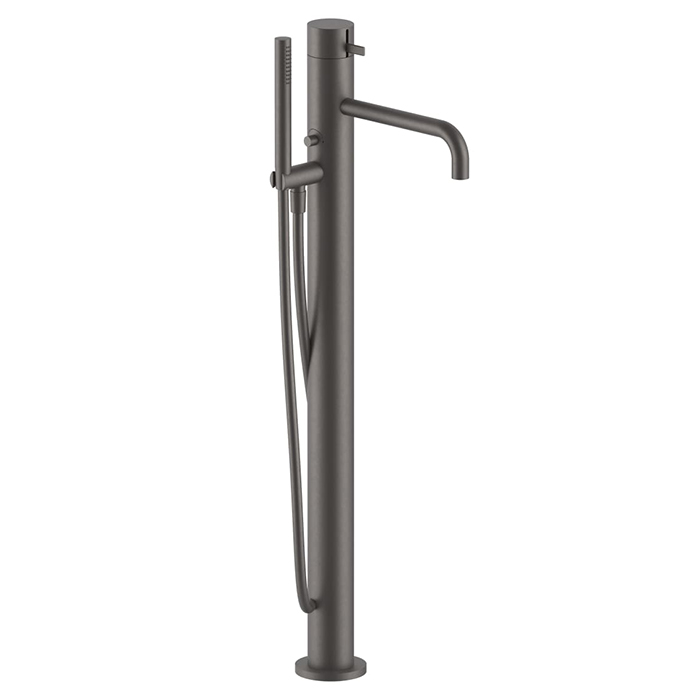 Fantini AF/21 Смеситель для ванны, напольный, излив:, цвет: Matt Gun Metal PVD