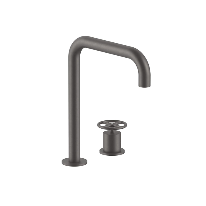 Fantini Fontane Bianche Смеситель для раковины, 2 отв, цвет: Matt Gun Metal PVD