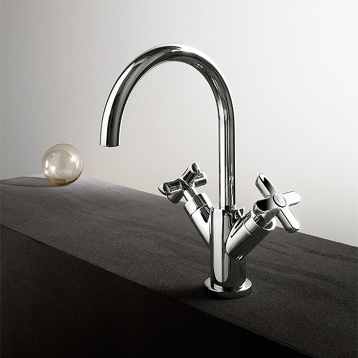 Fantini Icona Classic Смеситель для раковины, 1 отверстие, цвет: хром