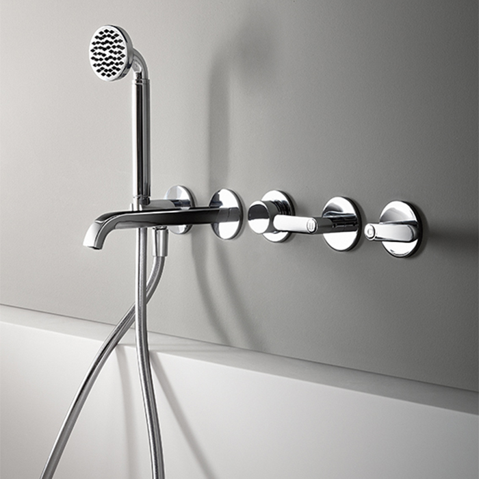 Fantini Icona Deco Смеситель для ванны, встраиваемый, цвет: хром