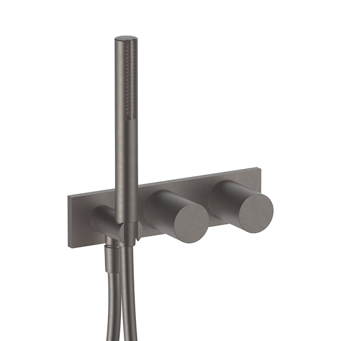 Fantini Milano Встраиваемый смеситель для душа, цвет: Matt Gun Metal PVD