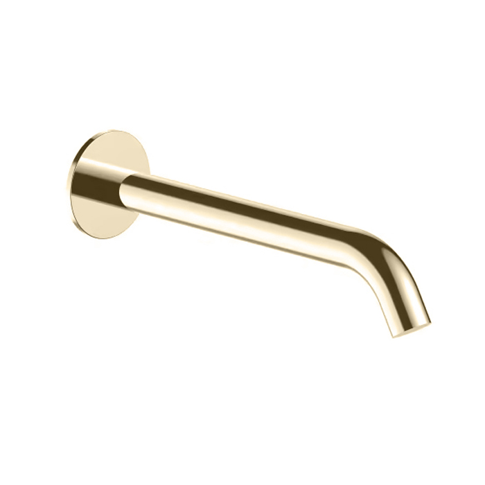 Fantini Nostromo Излив для ванны, настенный, цвет: Matt British Gold PVD