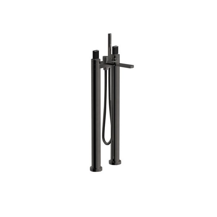Fantini Venezia In Смеситель для ванны, напольный, излив:, цвет: Matt Gun Metal PVD