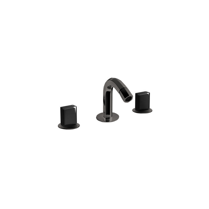 Fantini Venezia Смеситель для биде, 3 отв, излив:, цвет: Matt Gun Metal PVD