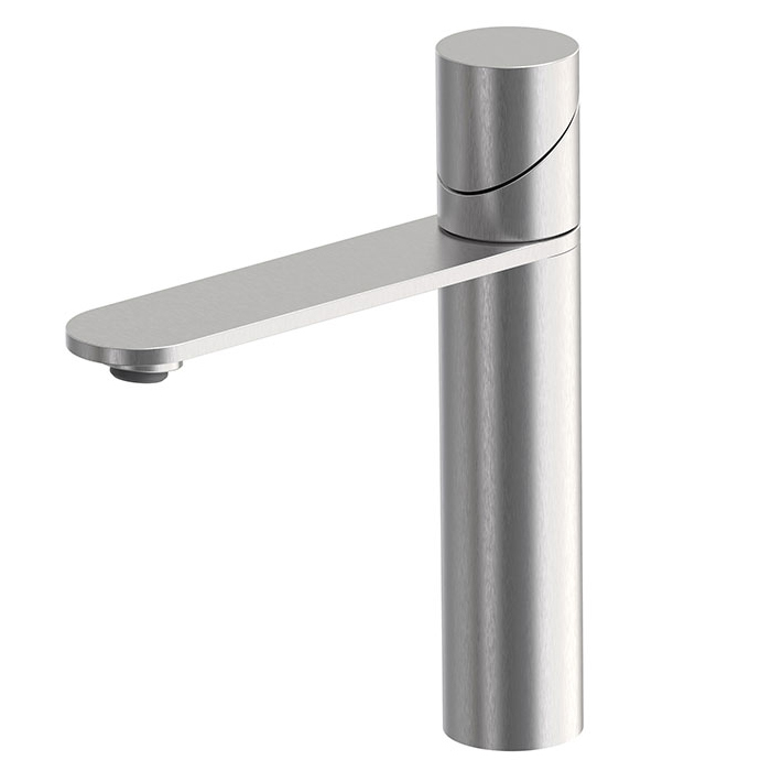 Fima Carlo Frattini Slide Смеситель для раковины, высокий, 1 отв, цвет: Stainless Steel