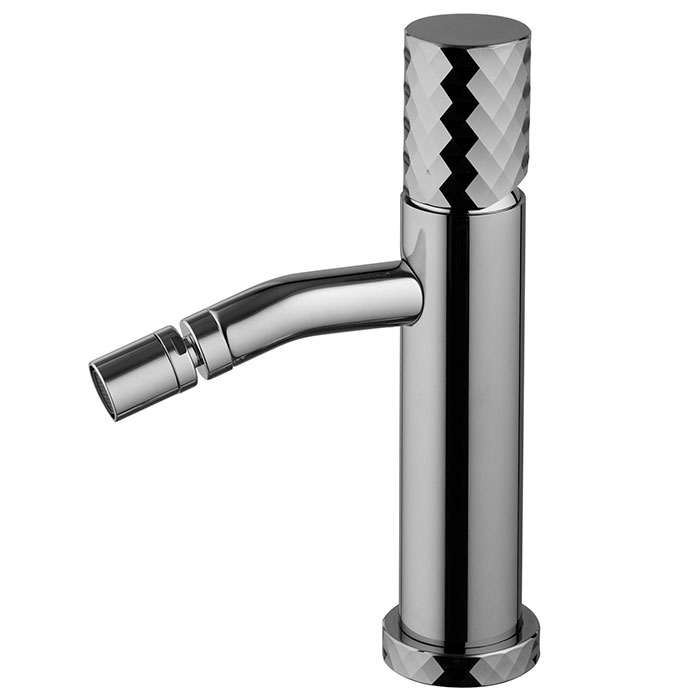 Fima Carlo Frattini Spillo Tech Смеситель для биде, на 1 отв, XS, с донным клапаном, цвет: хром