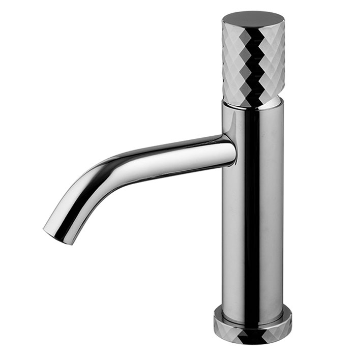 Fima Carlo Frattini Spillo Tech Смеситель для раковины, на 1 отв, XS, с донным клапаном, цвет: хром
