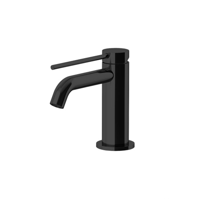 Gattoni Circle Two Смеситель для раковины, 1 отв, с донным клапаном, цвет: Nero Opaco