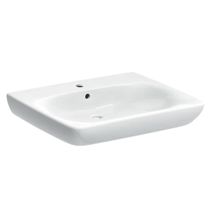 Geberit Selnova Comfort Раковина, подвесная, 1 отв, для ММГН, цвет: белый глянцевый