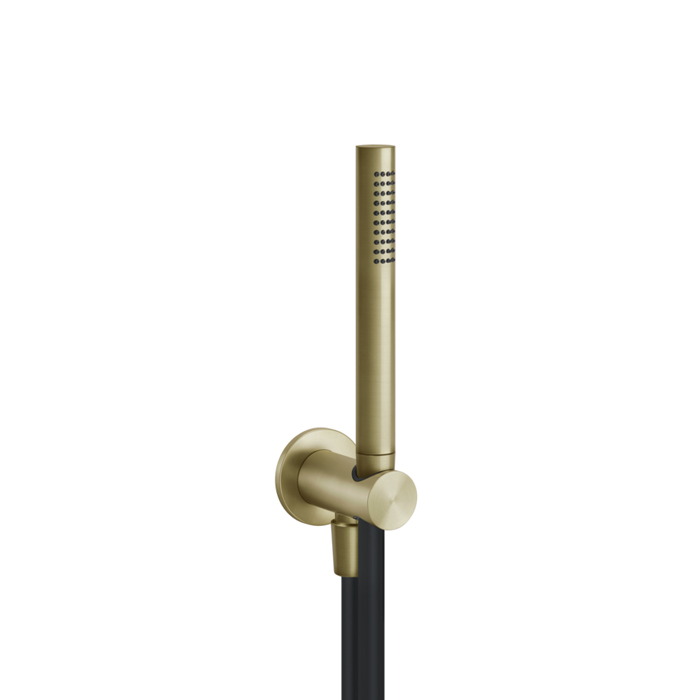 Gessi 316 Душевой комплект: ручной душ, держатель, шланг, цвет: Brushed Brass PVD