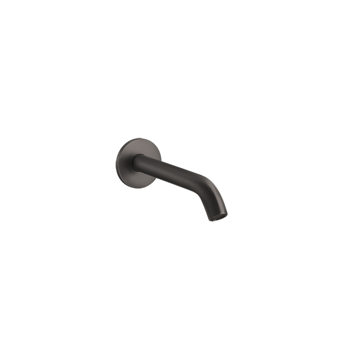 Gessi 316 Настенный излив на 1/2”, комбинируемый с удаленным управлением, цвет: brushed black metal pvd