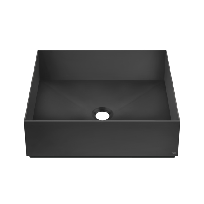 GESSI 316 Раковина, для установки на столешницу, без перелива, нержавеющая сталь, цвет: Black XL