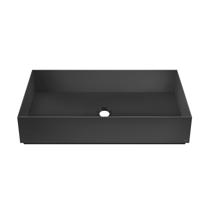 GESSI 316 Раковина, для установки на столешницу, без перелива, нержавеющая сталь, цвет: Black XL
