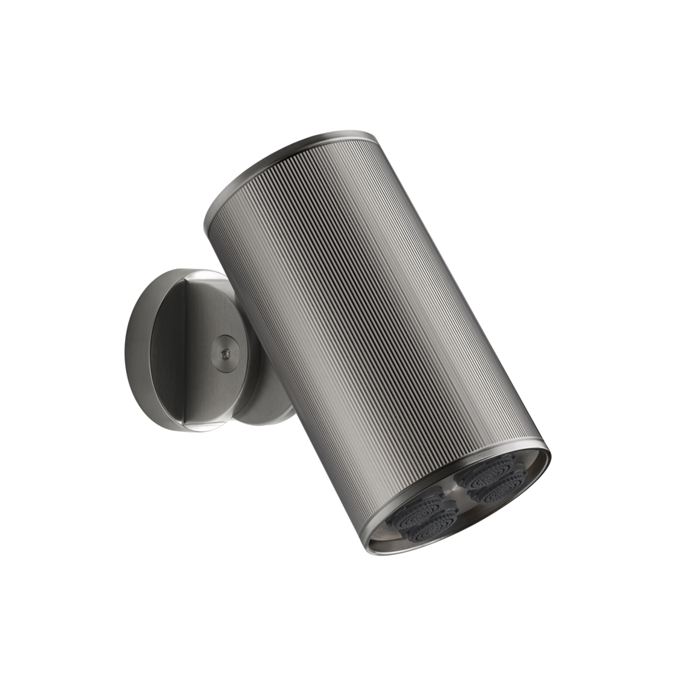 Gessi 316 Rigato Верхний душ, с настенным креплением, 4 струи, цвет: Steel Brushed