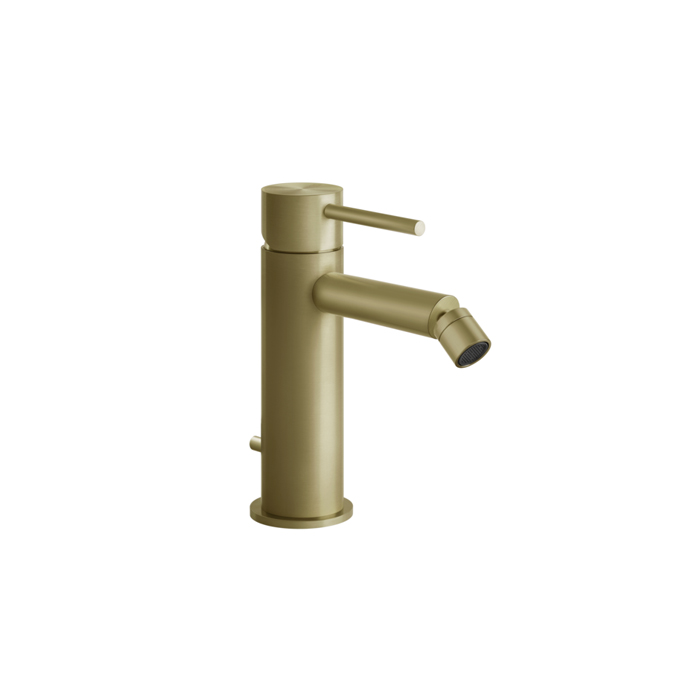 Gessi 316 Смеситель для биде, на 1 отв, с донным клапаном, цвет: Brushed Brass PVD