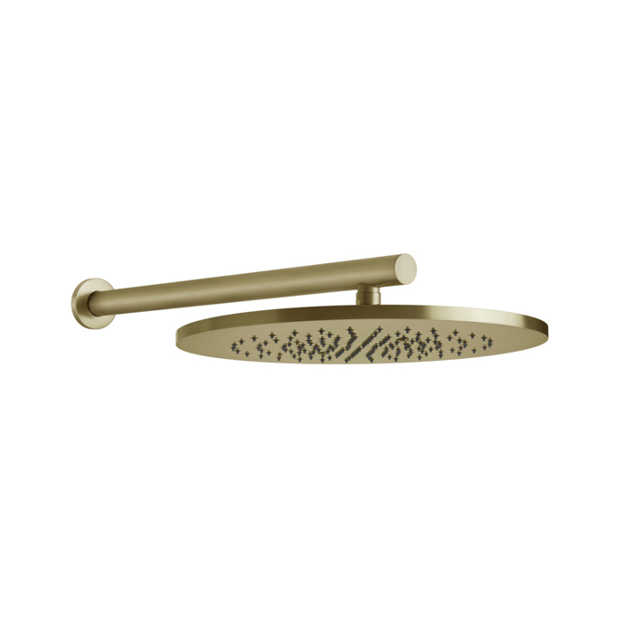 Gessi 316 Верхний душ, с настенным держателем, цвет: Brushed Brass PVD