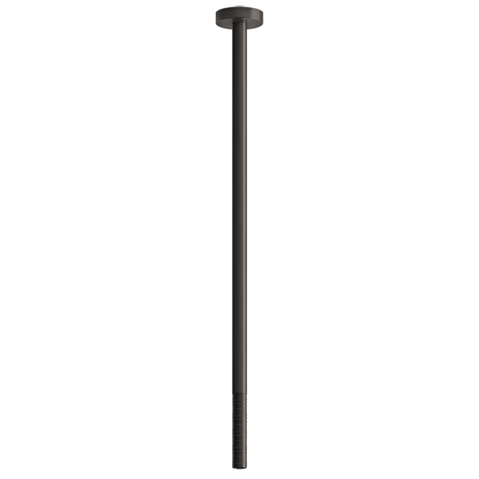 Gessi 316 Излив потолочный для удаленного управления, длина под заказ, цвет: brushed black metal pvd