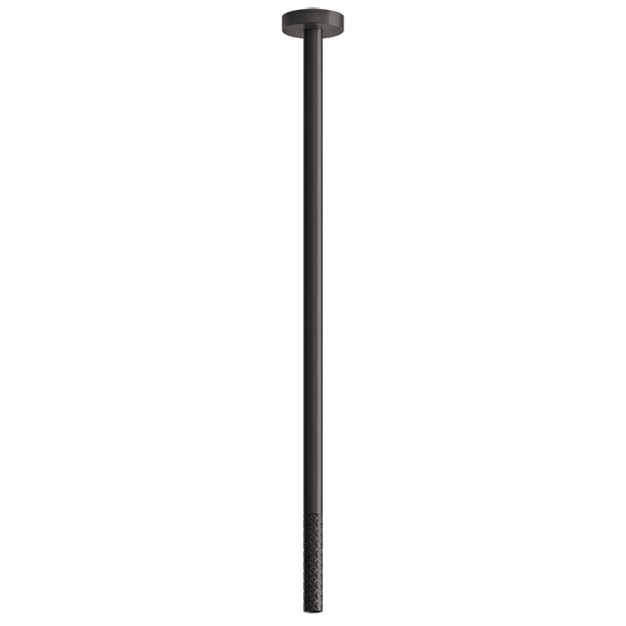 Gessi 316 Излив потолочный для удаленного управления, длина под заказ, цвет: brushed black metal pvd