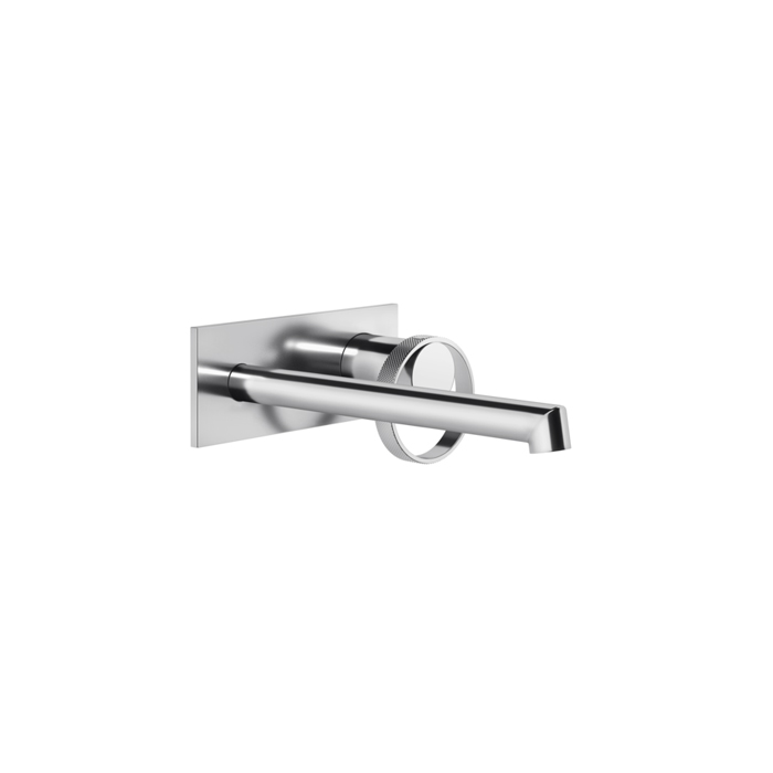 Gessi Anello Смеситель для раковины, встраиваемый с изливом, (внешняя часть) цвет: Black Metal Brushed PVD