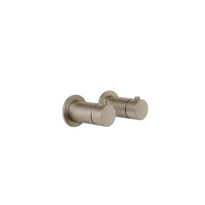 Gessi Anello Внешние части для термостатического смесителя на 3 позиции, цвет: Finox Brushed Nickel