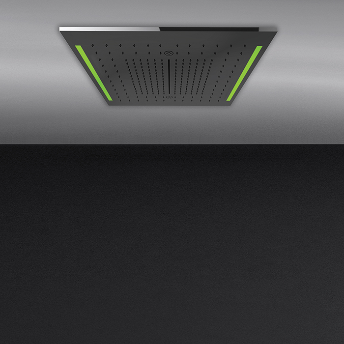 Gessi Colour Встр. часть душ. системы, 3 режима, хромотерапия, пульт ДУ, цвет: блестящая сталь