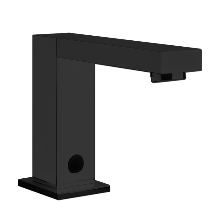 Gessi Электронный смеситель для раковины с кран-фильтром для регулировки температуры и напора воды, цвет: черный