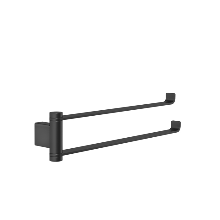 Gessi Emporio accessories Поворотный двойной полотенцедержатель, цвет: Black XL