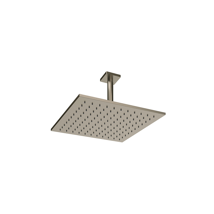 Gessi Emporio shower Верхний душ, потолочный, поворотная с шарниром, с защитой от известкового налёта, цвет: Finox Brushed Nickel
