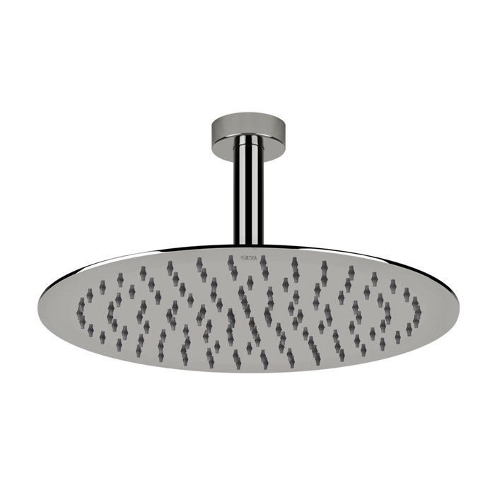 Gessi Emporio shower Верхний душ, потолочный, поворотная с шарниром, с защитой от известкового налёта, цвет: Mirror Steel
