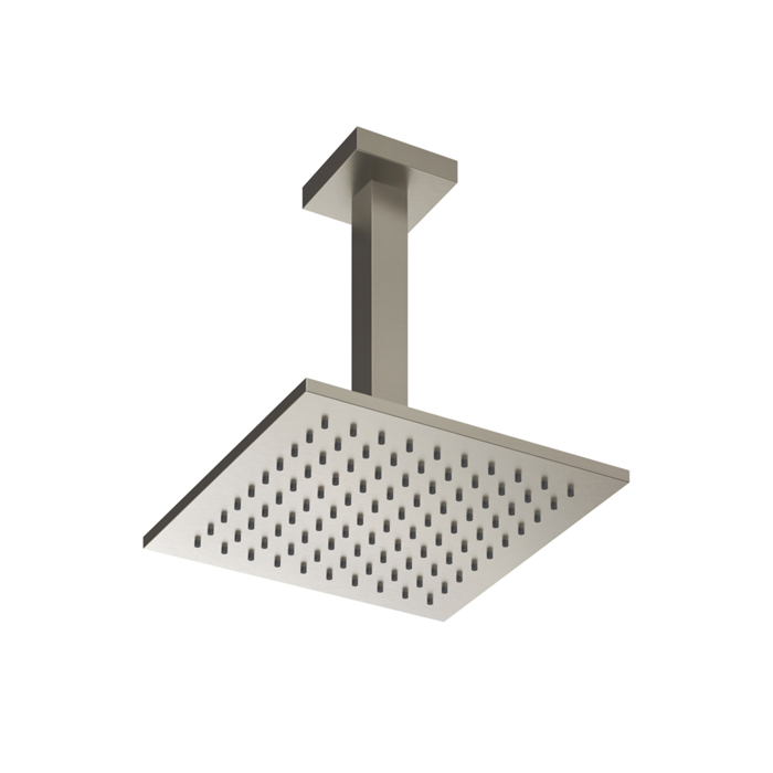 Gessi Emporio shower Верхний душ, потолочный, поворотная с шарниром, с защитой от известкового налёта, цвет: Finox Brushed Nickel