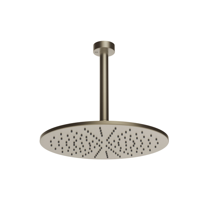Gessi Emporio shower Верхний душ, потолочный, поворотная с шарниром, с защитой от известкового налёта, цвет: Finox Brushed Nickel