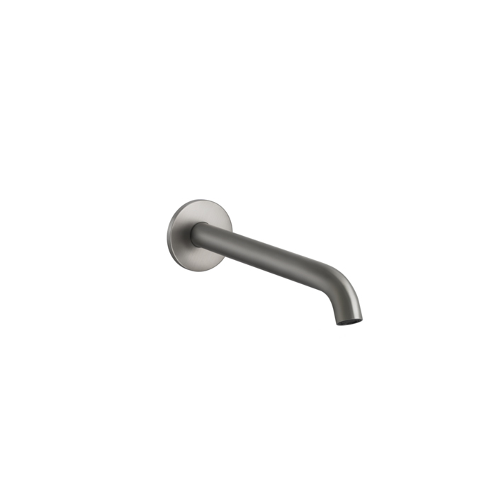 Gessi 316 Настенный излив на 1/2”, комбинируемый с удаленным управлением, цвет: шлифованная сталь