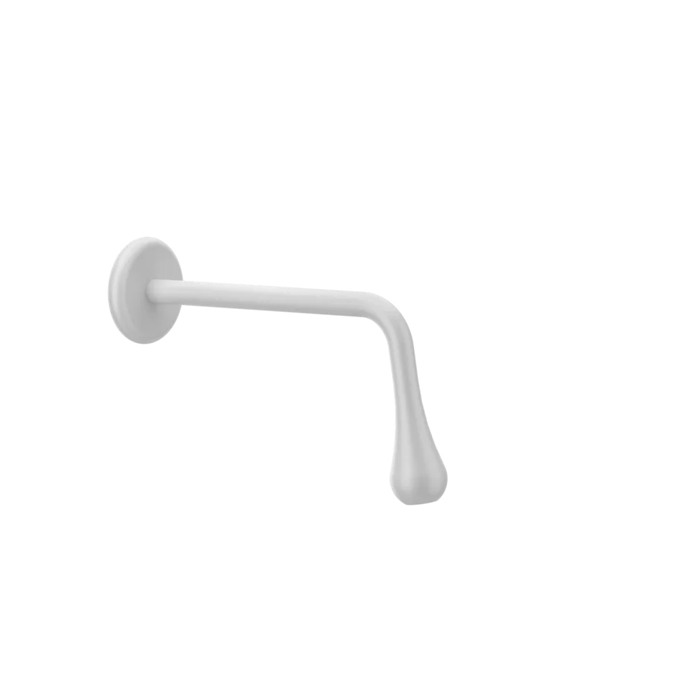 Gessi Goccia Настенный излив, для монтажа с удаленным управлением, цвет: белый