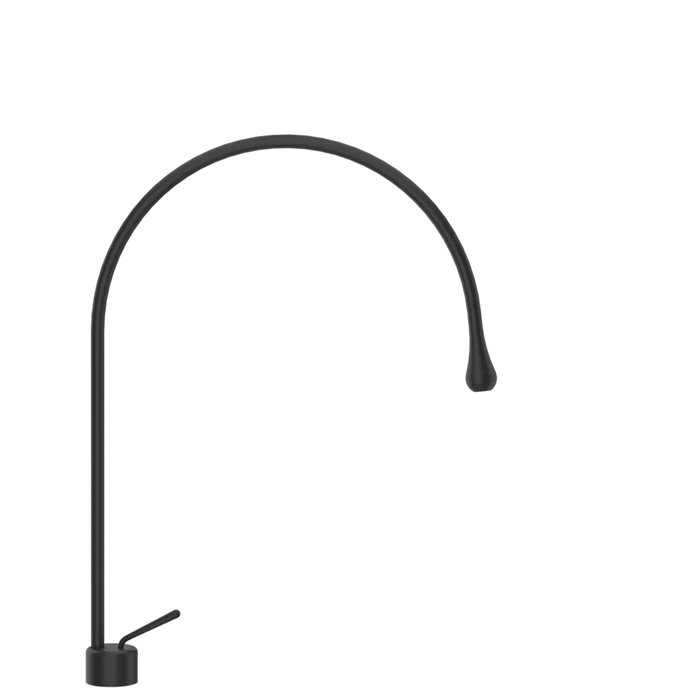 Gessi Goccia Смеситель для раковины на 1 отверстие, излив R=197, цвет: black XL