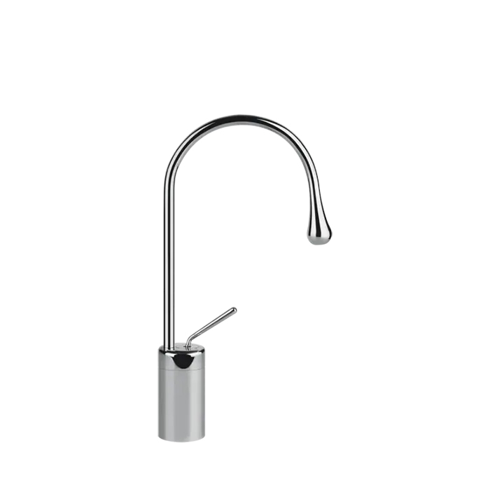 Gessi Goccia Смеситель для раковины на 1 отверстие, высокий, излив R=90, цвет: хром