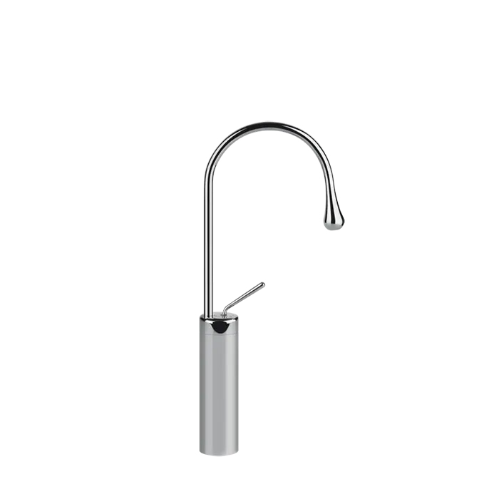 Gessi Goccia Смеситель для раковины на 1 отверстие, высокий, излив R=90, цвет: хром
