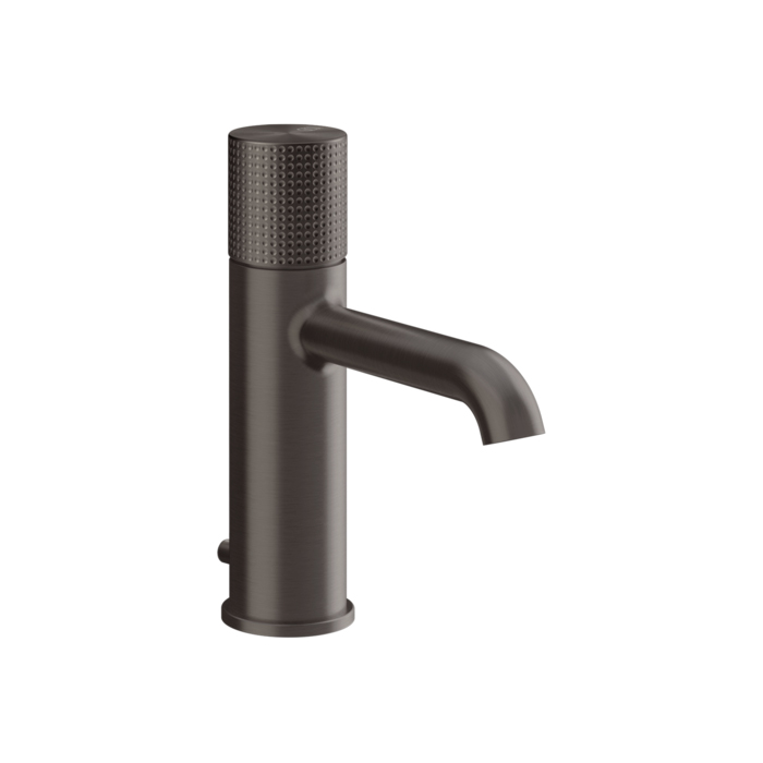 Gessi Habito Cesello Смеситель для раковины, 1 отв, с донным клапаном, цвет: Black Metal Brushed PVD