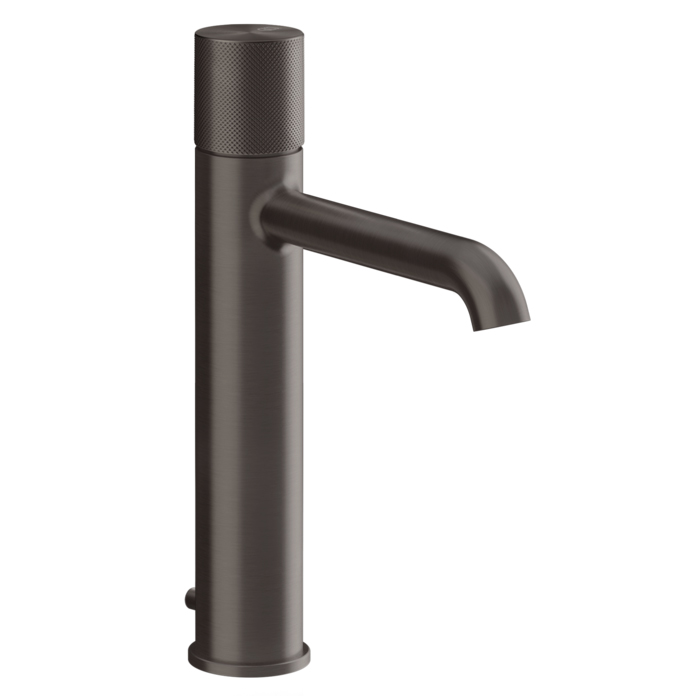 Gessi Habito Смеситель для раковины, 1 отв, цвет: Black Metal Brushed PVD