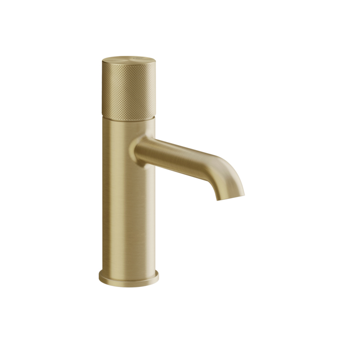 Gessi Habito Смеситель для раковины, 1 отв, цвет: Brass Brushed PVD