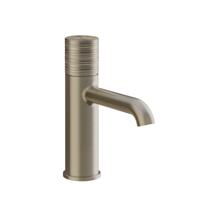Gessi Habito Trame Смеситель для раковины, 1 отв, без донного клапана, цвет: Finox Brushed Nickel