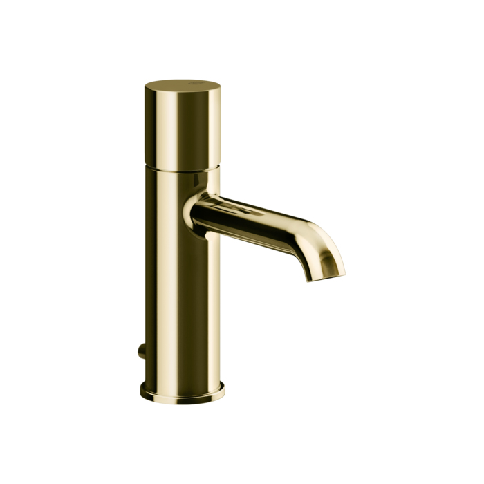 Gessi Habito Unito Смеситель для раковины, 1 отв, с донным клапаном, цвет: Brass PVD