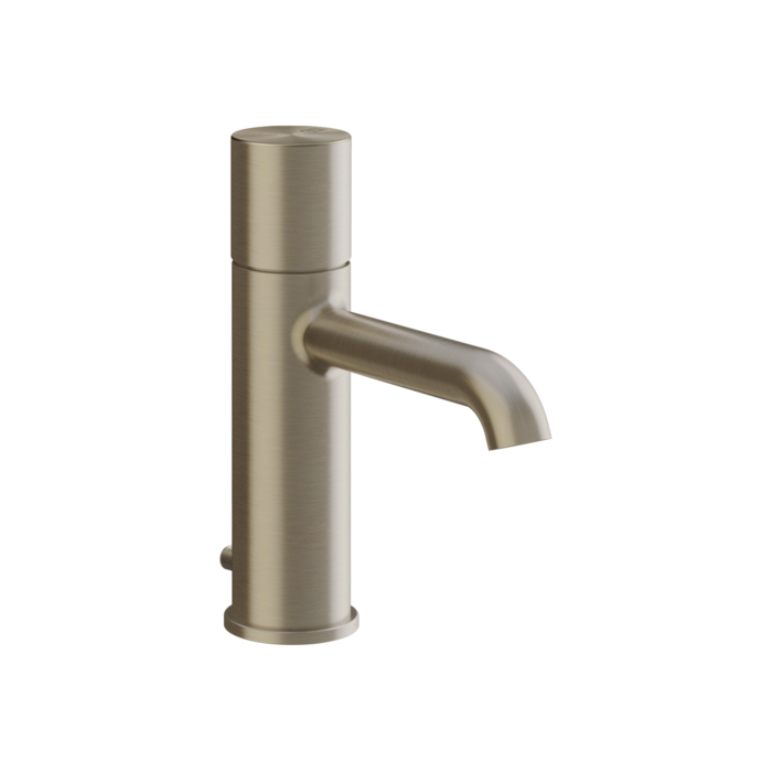 Gessi Habito Unito Смеситель для раковины, 1 отв, с донным клапаном, цвет: Finox Brushed Nickel