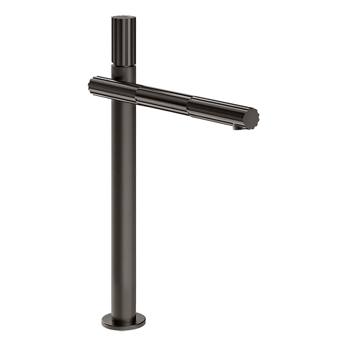 Gessi Incastri Смеситель для раковины, высокий, 1 отв, цвет: Black Metal Br. PVD