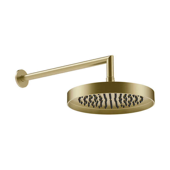 Gessi Incastri Верхний душ, настенный, цвет: Brass Brushed PVD