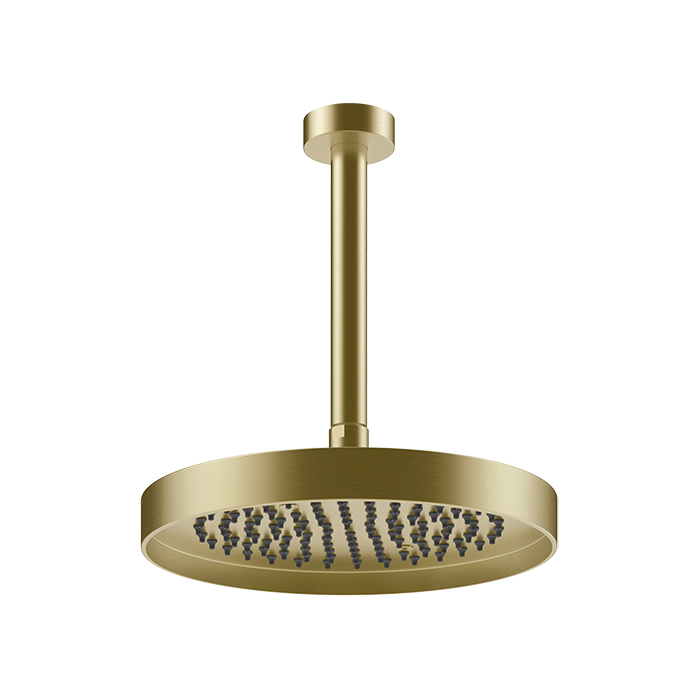 Gessi Incastri Верхний душ, потолочный, цвет: Brass Brushed PVD
