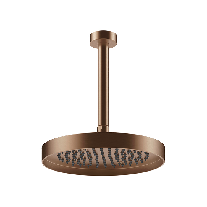 Gessi Incastri Верхний душ, потолочный, цвет: Copper Br. PVD
