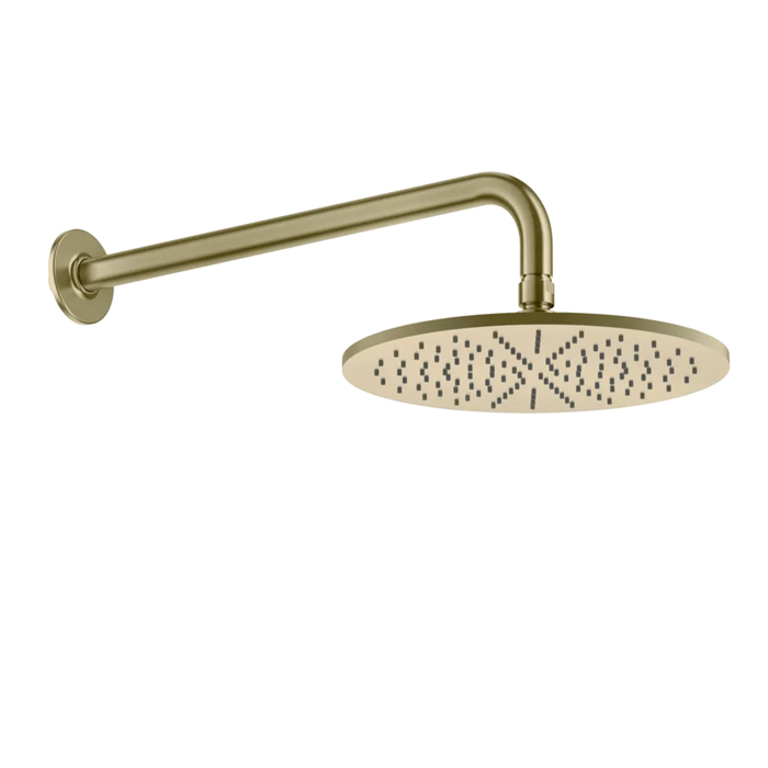 GESSI Inciso Душевая головка настенная, шарнирная на 1/2”, цвет: brushed brass pvd